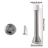 Spring Door Stopper, 12 Pcs Wall Mounted Spring Doorstop, Spring