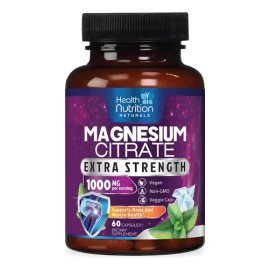 Health Nutrition Cápsulas Citrato Magnesio 1000