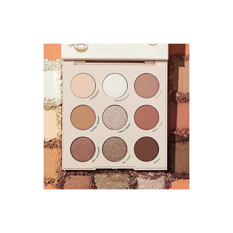 Colourpop Going Coconuts Pressed Powder Eyeshadow Palette