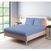 MISTRAL HOME Fitted Sheet Percale Plain Flat Sheet Egyptian Cotton