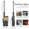 2 Pack QUANSHENG UV-K5 8 Radio DTMF Walkie Talkie with