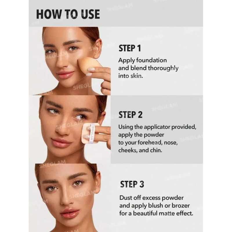 Sheglam Polvo Light Through Oil Control - Warm Sand