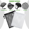 TRKETK 6 Pcs Mesh Drawstring Bags, Polyester Small Net Mesh