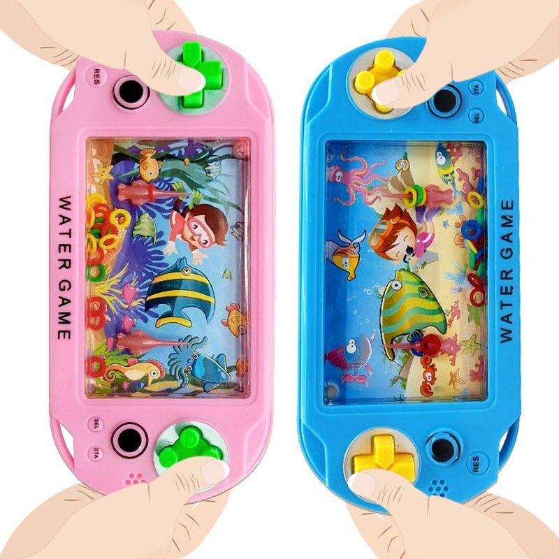 Children's Water Flipper Pack of 6 Handheld Game, Patience Game,