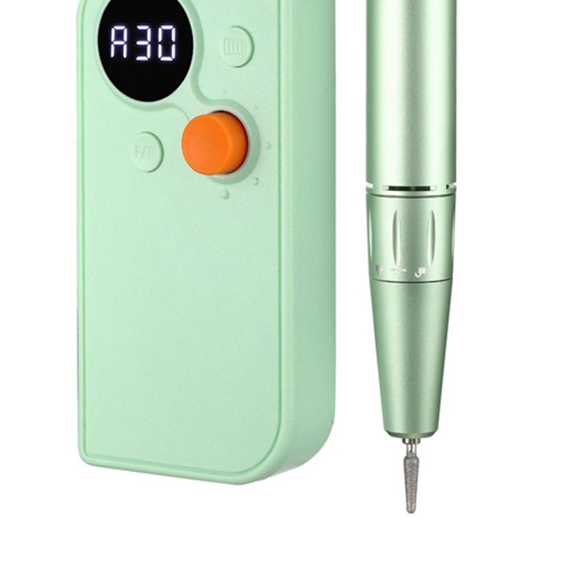 UV101 Nail Drill Machine LED Screen 0‑30000RPM Potable Nail Grinding