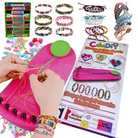 Brazilian Bracelet and Friendship - Gift Idea for Girls 8-16 Years, Teenagers - DIY Set Creative Leisure Children and Adults, Instructions in French - Activity with Threads