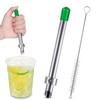 Lasnten 1 Pack Straw Puncher for Plastic Lids Lemonade Cups,