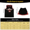 BSBUY Completo Basket Bambino, 2 Pezzi Senza Maniche Maglia Basket
