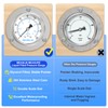 MEANLIN MEASURE 0~160Psi Liquid Filled Pressure Gauge Front Flange Panel