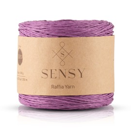 Sensy Premium 274 Yards Raffia Yarn (Purple)