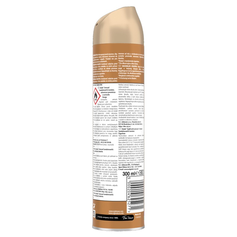 Glade Sensual Sandalwood & Jasmine Air Freshener, 2 x 300