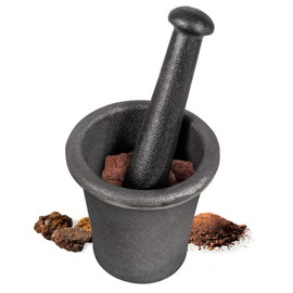 Mortar Pestle Tool Set Manual Rock-Ore Crusher Grinder Large Size 3.6KG, Crush Tool of Gold Panning