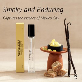 Nopalera Dulce de Cuerpo Eau de Parfum - Clean Fragrance for Women and Men - Violet, Amber, Vanilla and Sandalwood, Long-Lasting, Free From Artificial Ingredients, 10ML Travel-Friendly Spray