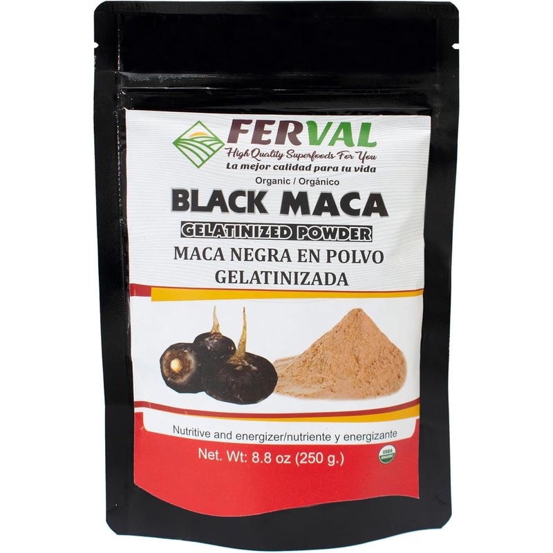 Ferval - Maca Negra En Polvo (Bolsa De 8,8 Oz)