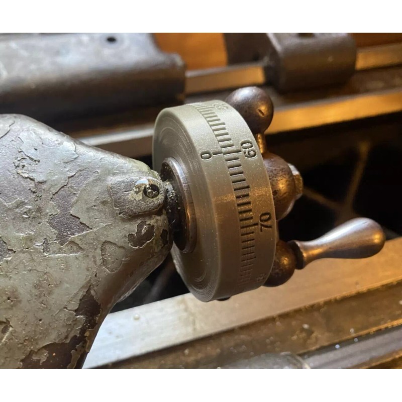 Kd3dPrinting South Bend 13 lathe Compound large 2.5" dial upgrade,