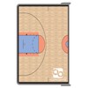 Sports Silver Basketball ISO Clipboard