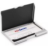 Stephanie Imports Silver Matte Slim Business Card Holder