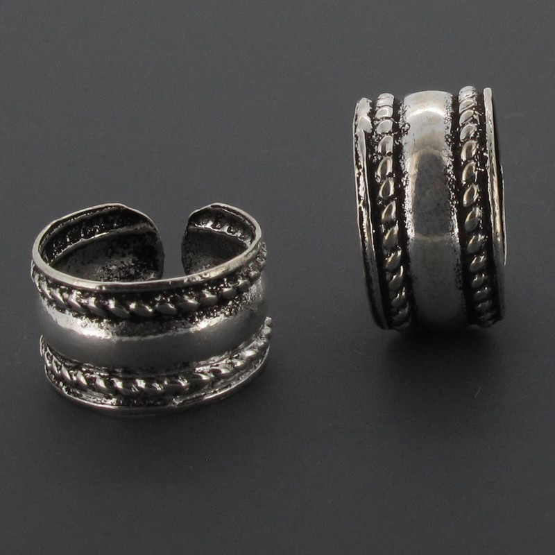 Touch Jewellery 925 Sterling Silver Bali Ear Cuffs