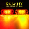 PSDRIQQ LED Trailer Lights Kit Front Rear Side Marker Clearance
