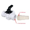 ATIE Pool & Spa 3-Way Diverter Valve with 1-1/2" Female