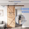 EaseLife 5.3 FT Sliding Barn Door Hardware Track Kit,Smoothly Quietly,Easy