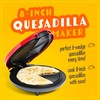 Taco Tuesday Deluxe 8-Inch 6-Wedge Electric Quesadilla Maker with Extra
