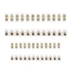6 Pack Clear Electrical Terminal Blocks，Wire Connectors for Secure and