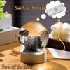 Arikyrist 3.15" Crystal 3D Solar System Ball Warm Night Light