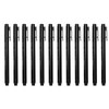 12pcs Micron Liner Fine Tip Marker Pen Black Ink Waterproof