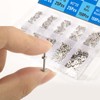 Zmbroll 500Pcs M2 x 4/5/6/8/10/12/16/20mm Countersunk Head Socket Cap Screws