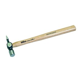 Hilka 54201704 4 oz Pro Craft Hickory Shaft Cross Pein Hammer, Silver