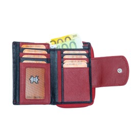 LBN Crimson Noir Women's Purse, red, Triple