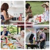 SUJUDE Botellas Exprimibles para Condimentos, Salsas, Masa para Panqueques, Plástico,