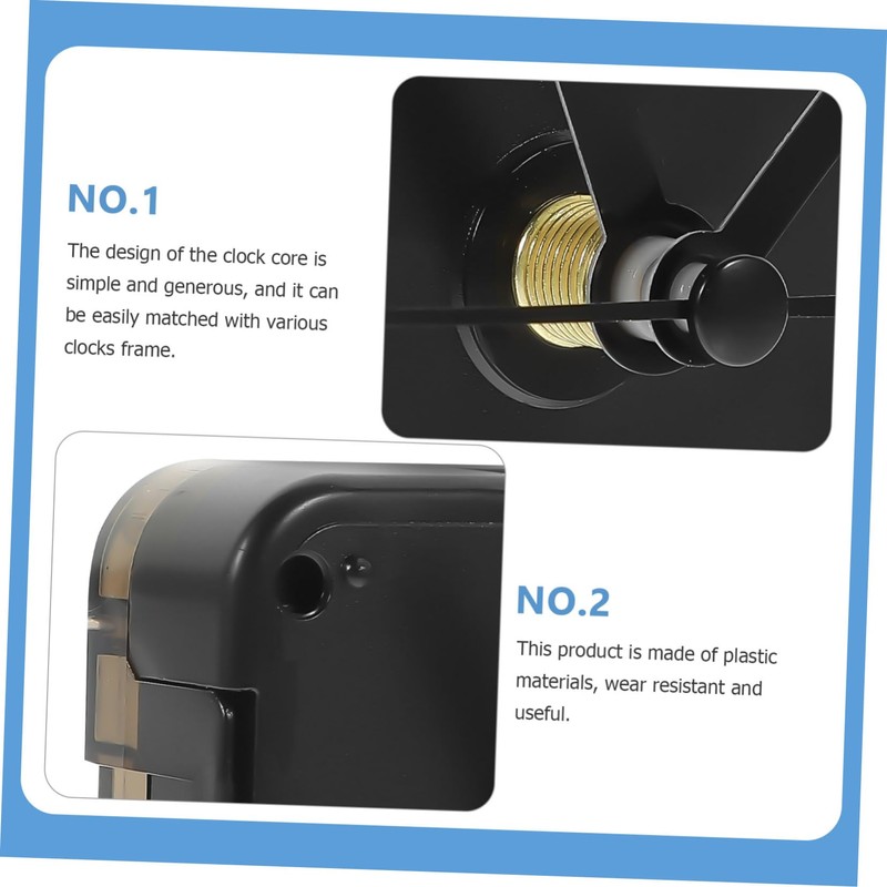 LALAFINA 1 Set DIY Clock Movement Mechanism Kit Silent Replacement