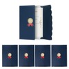 5Pcs A4 Certificate Award Diploma Cover Tri-Fold Paper Certificate Holder