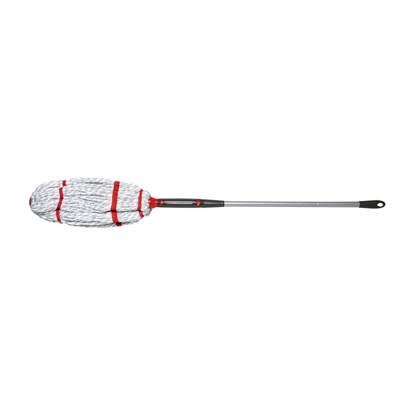 Rubbermaid Commercial Products Self-Wringing Ratchet Twist Mop with Blended Yarn