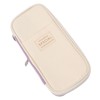 Large Pen Bag Simple Style Canvas Mesh Pockets Pen Slots