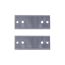 Scheppach Reversible blade for petrol garden shredder Biostar 3000, 4 x 40 x 100 mm, 1 set = 2 pieces, also suitable for GWS400 / GWS400B