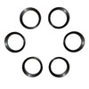 1/2" x28 Crush Washers (1/2“x28 Black-6PCS)