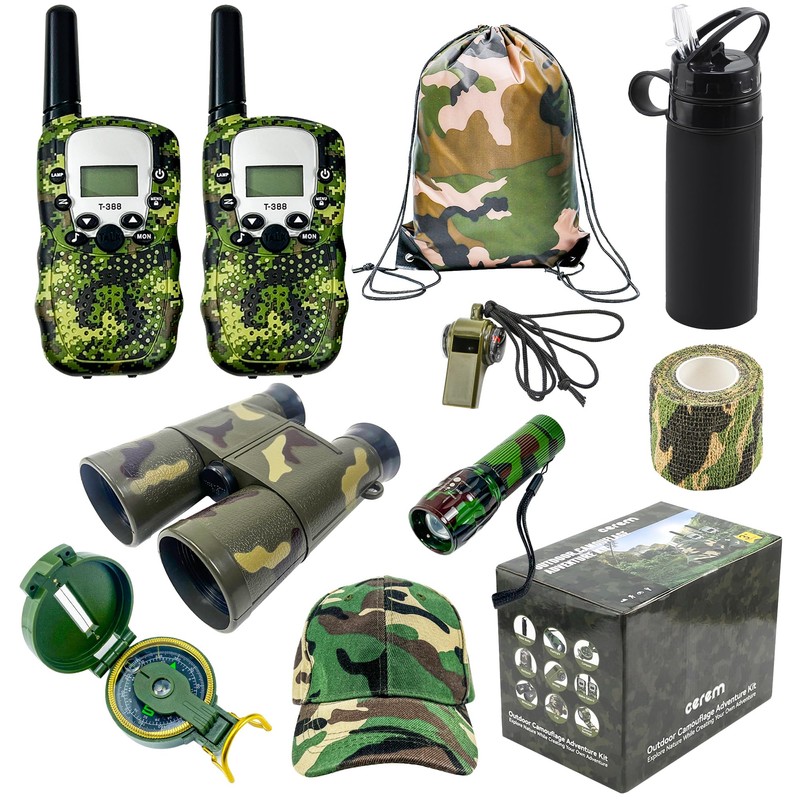 Kids Explorer Kit - 10-in-1 Nature Explore Set with Walkie