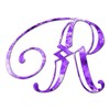 Monogram Font R Initial - Vinyl Decal Sticker - 5"