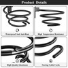 Tindbea Hair Dryer Holder, Matte Black Blow Dryer Holder Wall