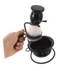 NOLITOY Complete Men's Shaving Kit Shaving Brush Bowl Set Stand