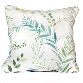 Fusion Fernworthy-100 Cushion Cover, 100% Cotton, Green