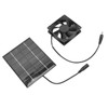 Solar Panel Fan Exhaust Air Ventilation Heat Dissipation Tool for