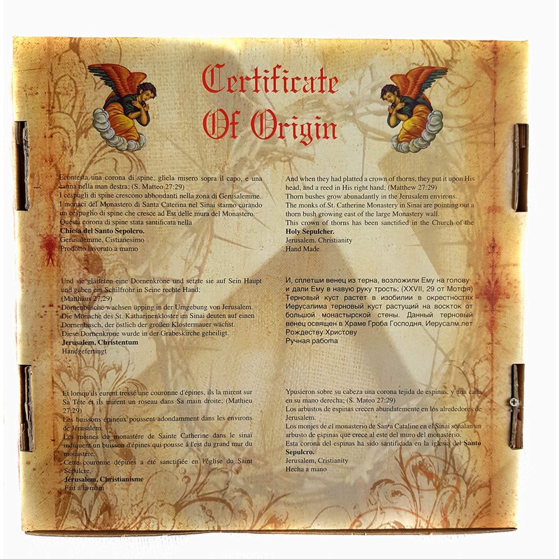 The Three Arches Crown of Thorns Wreath, Religious Art, Bright,