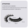 Akara Natural Eyelashes, 7 Pairs, 3D False Eyelashes, Faux Mink