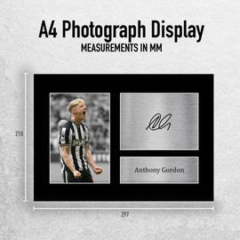 HWC Trading A4 Anthony Gordon Newcastle United Gifts Printed Signed Autograph Picture for Football Fans and Supporters - A4