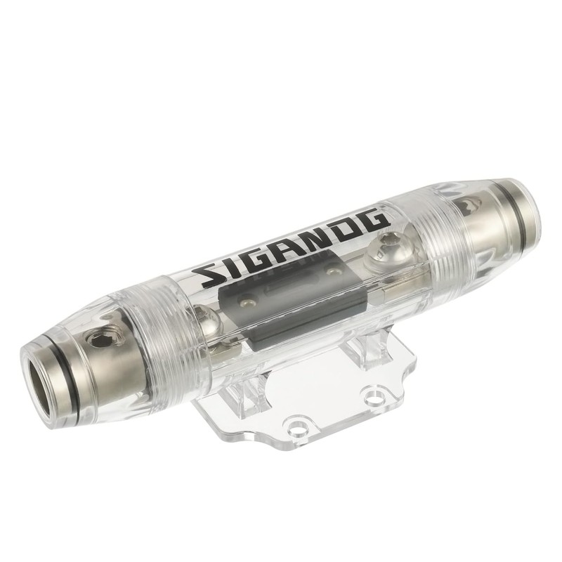 SIGANDG InLine Fuse Holder 1/0 Gauge with 125 Amp Fuse