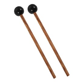Gatuida 2pcs Ergonomic Rubber Head Mallets for Steel Tongue Drums Xylophones and Comfortable Grip for Beginners and Professionals Lightweight and Portable for